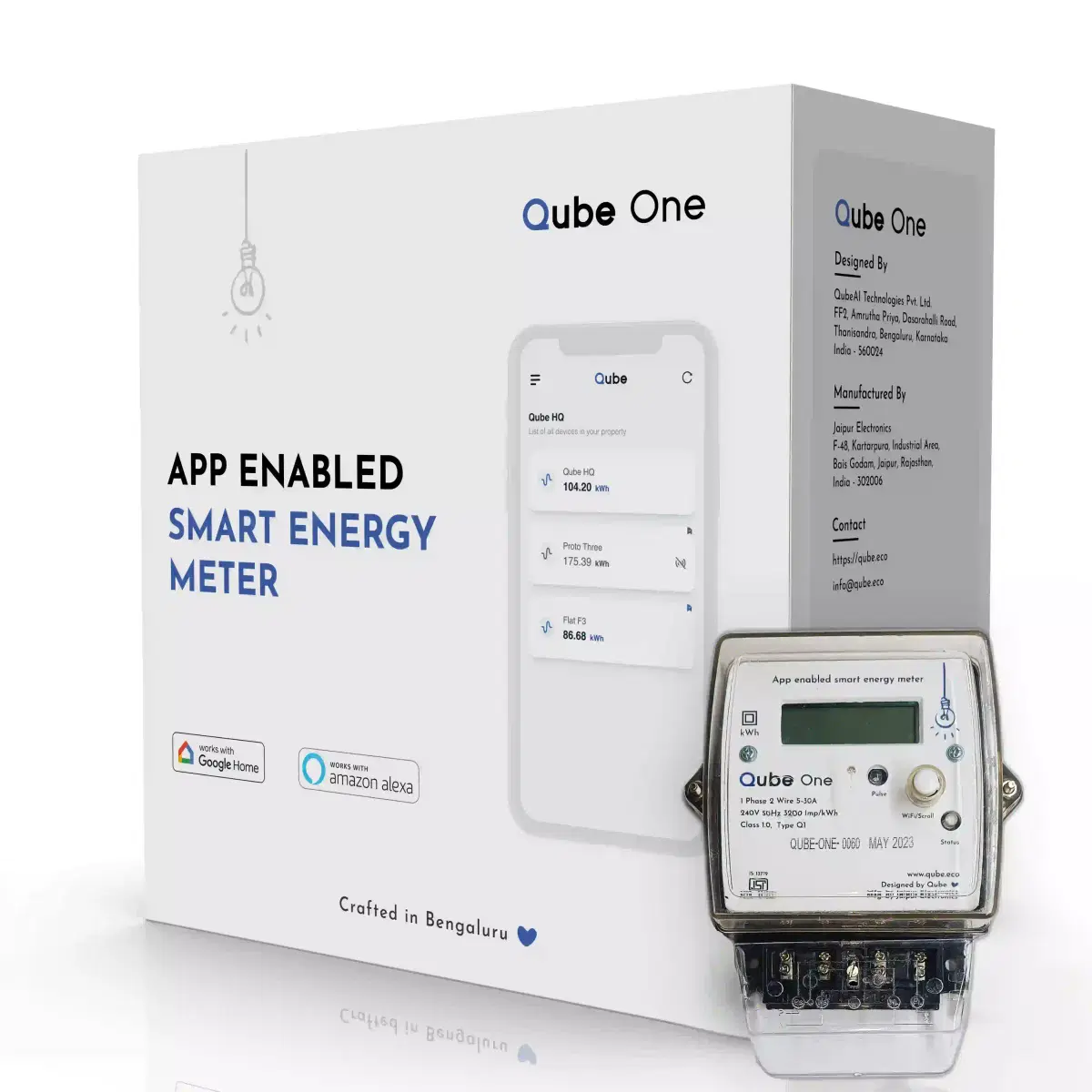 Qube Smart Meters - Single Phase and Three Phase